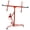 red, variant on 16 FT Drywall Lift Panel Hoist Jack Lifter, 150 LBS Capacity Rolling Drywall Sheet Hoist,Steel Panel Hoist with Built-In Winch Brake, Tilting Cradle & Lockable Casters for Ceilings & Walls