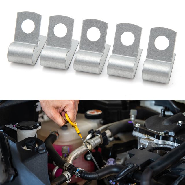 Metal Brake Fuel Line Clamp Set, Universal Fit for Most Vehicles, Durable Construction