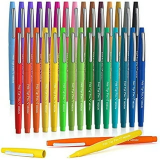 Lelix Felt Tip Pens, 30 Purple Pens, 0.7mm Medium Point Felt Pens, Felt Tip  Markers Pens for Journaling, Writing, Note Taking, Planner, Perfect for