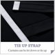 thumbnail image 4 of Blackout Door Curtain - Privacy Thermal Insulated Door Window Curtains Sidelight Curtain Tie up Shade, 4 of 4