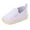White, variant on Otqutp Children Comfortable Sneakers Spring Summer Baby Toddler Shoes For Boys Girls Casual Shoes Lightweight Flat Sole Solid Color Stripes Slip On Shoes