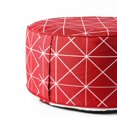 thumbnail image 3 of Inflatable Ottoman - Red Geo, 3 of 4