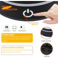 thumbnail image 4 of ZEERSHEE LED Light Base for Crystal 3D Glass Art Colorful Lighted Round Display Stand 6 Lighting Mode Color Change Battery/USB Power(Flat), 4 of 8