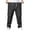 #060-Black, variant on Men's Plus Size Denim Cargo Pants Solid Color Elastic Waist Multi Pocket Stretch Straight Leg Loose Workwear Jeans Daily Casual Bottom