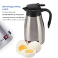 thumbnail image 6 of Riousery 12V Electric Car Kettle Portable Stainless Steel 1300ML Large Capacity 1.37 Quart Electric Car Water Boiler for Outdoor Travel (9.65 inches / 24.5 cm), 6 of 9