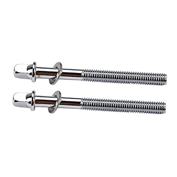 Wosthever Tornillos de tambor de 2 piezas Varillas de tensión de tambor antioxidantes resistentes al desgaste Tornillo de llave Accesorios para instrumentos musicales