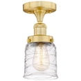 thumbnail image 6 of Innovations Lighting - Bell - 1 Light Semi-Flush Mount In Industrial Style-8.25, 6 of 7