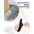 thumbnail image 4 of Womens 4-6 Pairs No Show Low Cut Non Slip Cotton Socks, Footies Liners Flats Boat Sock Loafer Half Heel Invisible, 4 of 6