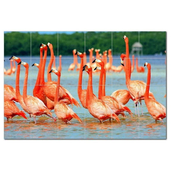 Bird Picture Ceramic Tile Mural Kitchen Backsplash Bathroom Shower, 404175-M64