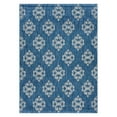 thumbnail image 2 of Tayse Veranda Area Rug VND1514 Transitional Indigo Half-Brick Swirls 2' 7" x 7' 3" Rectangle, 2 of 11