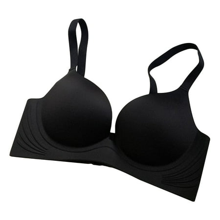 Ramiter Lingerie for Women Sexy Naughty Womens Underwire Bra Lace Floral Bra Unlined Unlined Plus Size Full Coverage Bra M Black