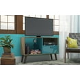 thumbnail image 4 of Manhattan Comfort Bromma 35" TV Stand in Oak and Aqua, 4 of 5