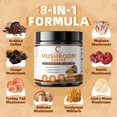 thumbnail image 4 of Mushroom Coffee Powder with 7 Mushroom Extract Blend, Arabica Coffee, 7.97 oz, 113 Servings, 4 of 8