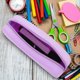 thumbnail image 2 of Pencil Case Colorful Silicone Pencil Organizer Aesthetic Lightweight Pen Bag Portable Pen Pouch, 2 of 4