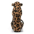 thumbnail image 4 of BLISSFUL STEP Women's Open Toe Platform Ankle Strap Chunky Heel Sandals, 4 of 7