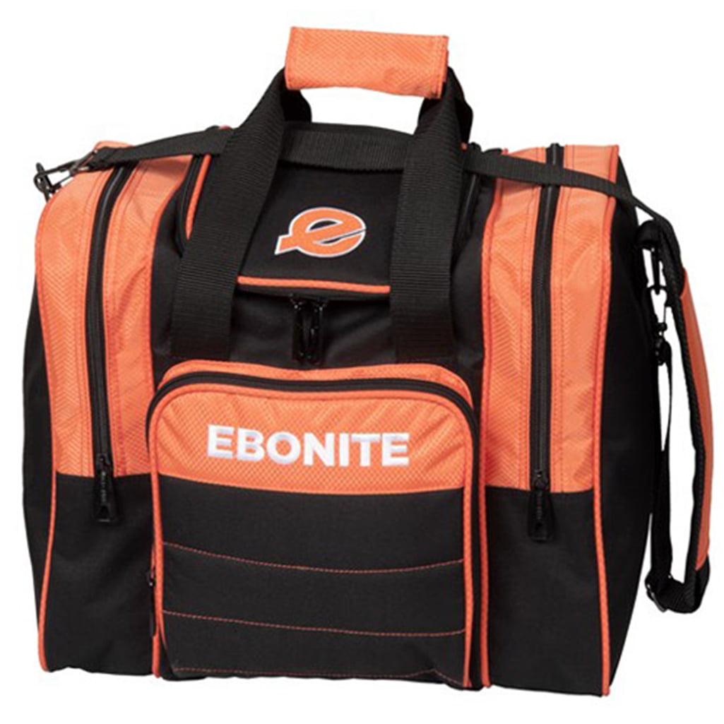 Ebonite Basic Shoulder Bag Tote 1 Ball Bowling Bag Orange