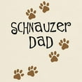 thumbnail image 3 of CafePress - Paw Prints Schnauzer Dad Light T Shirt - Men's Classic Graphic T-Shirt, 3 of 4