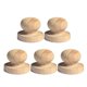 thumbnail image 1 of 5pcs 5cm Stamp Wooden Round Handle DIY Stamp for Scrapbooking Craft Diary, 1 of 3