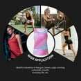thumbnail image 7 of Womens Workout Tank Tops, Fun Rainbow Pink Racerback Tank Tops Quick Dry Vest Sleeveless Athletic Yoga Gym, 7 of 7