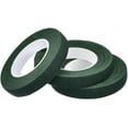 thumbnail image 1 of Cinta de flores Laklulu, cinta de floristería verde de 30 m x 10 mm para ramo, 3 rollos, 1 of 4