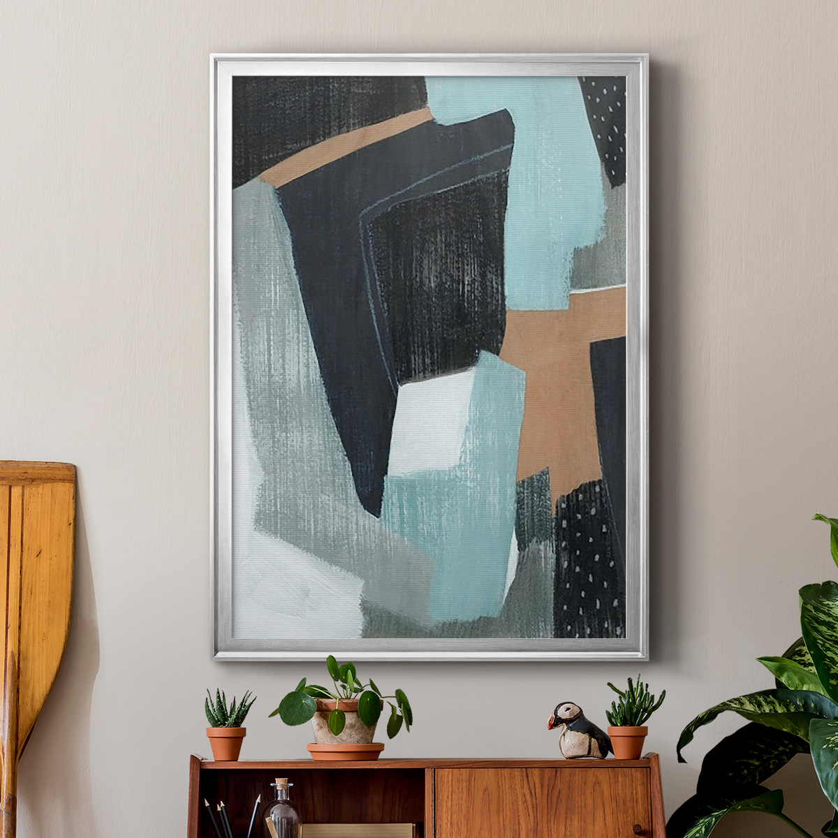Tangerine Lagoon II Premium Framed Print, in Gold, Black, or Silver - Ready to Hang