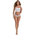 thumbnail image 5 of DARING DIVA Women's Floral Low Waisted Full Coverage Cotton Briefs L Light Gray, 5 of 6