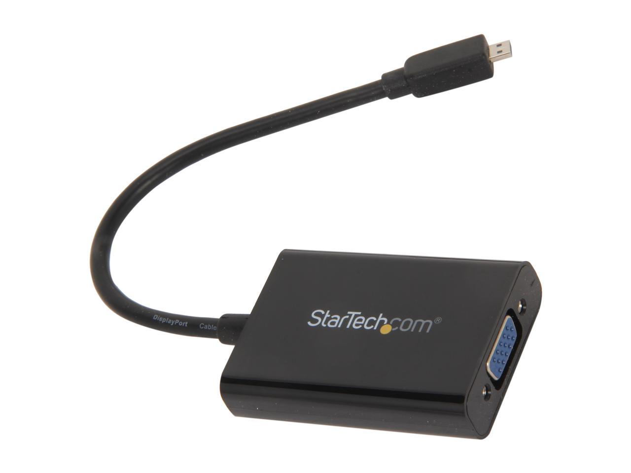 StarTech.com MCHD2VGAA2 Micro HDMI to VGA Adapter Converter with Audio for Smartphones / Ultrabooks / Tablets - 1920x1200 - image 2 of 3