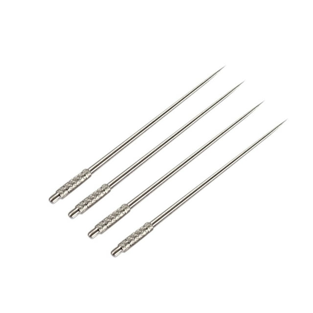 Decodeary 4pcs Alloy Toothpicks Rustproof Portable Toothpicks Travel Picnic Camping Outdoor Toothpicks 4x titanium alloy toothp 1Set