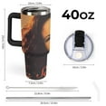 thumbnail image 3 of Selena Quintanilla 40 Oz Tumbler With Handle And Straw Lid, Stainless Steel Vacuum Insulated Tumbler, Travel Mug Straw Covers Cup, Gifts for Women Men, 3 of 8