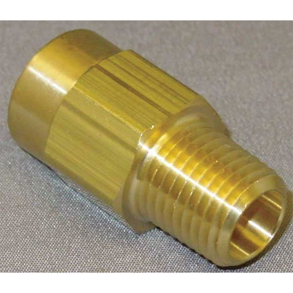 ZoroSelect 1/4" FNPT x MNPT Brass Piston Spring Check Valve