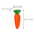 thumbnail image 2 of HONMEET 12Pcs Mini Artificial Orange Carrots Realistic Home Decor Props for Teaching and Crafts 0.7×0.3×0.3in, 2 of 8