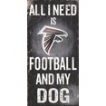 thumbnail image 1 of Fan Creations N0640 Atlanta Falcons - Cartel De Fútbol Y Mi Perro, 1 of 1
