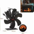 thumbnail image 5 of Stove Fan,6 Blade Stove Fan with Thermometer,Wood Stove Fan,Heat Powered Fireplace Fan,Stove Fan,Fireplace Fan,Pellet Stove, 5 of 5