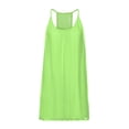thumbnail image 5 of MSJUHEG Summer Dresses for Women 2024 Casual Dresses for Women Green Dress Sundresses for Women Beach Dress Polyester Spandex Green M, 5 of 5