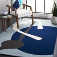 thumbnail image 2 of SAFAVIEH Fifth Avenue Deforrest Abstract Area Rug, Blue/Ivory, 6' x 9', 2 of 8