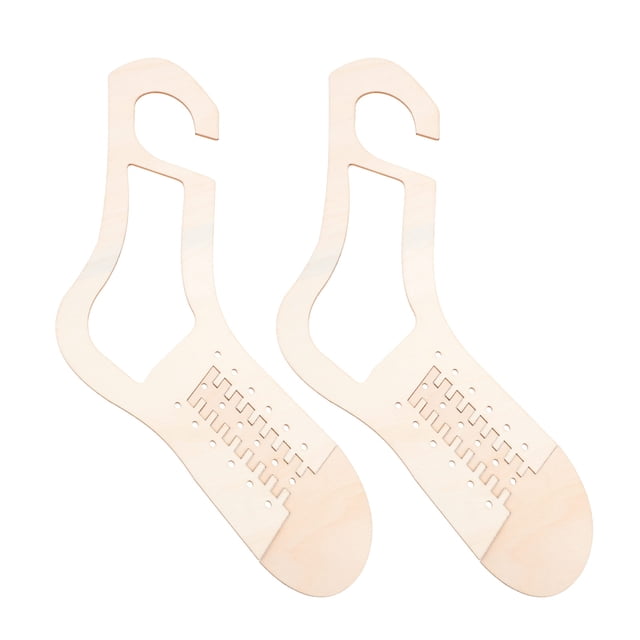 1 Pair Socks Knitting Tool Rectangular Shape Maintaining Aid for Knitters and Crocheters
