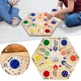 thumbnail image 1 of Double Sided Board Game Flying 4 People 6 People Track Board, 1 of 6