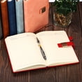 thumbnail image 6 of Unique Bargains A5 PU Leather Notebook Soft Cover 100 Sheet 80 Gsm Thick Lined Paper with Buckle Brown, 6 of 6