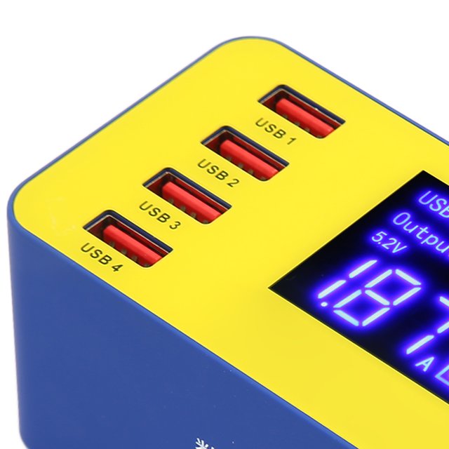 Chargeur USB Multiple, Station de Charge 8 Ports Chargeur USB Multi Ports Hub USB Haute Capacité