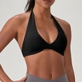 thumbnail image 7 of Blmnix Women's Bras High Impact High Support Cotton Bras Bralette Black Sport Halter Bra Womens Sports Bras,XXL, 7 of 7