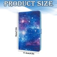 thumbnail image 2 of Business Card Holder 3 Inch 96 Pocket Starry Pu Photo Album Compatible Photo Storage Portable Memory Card Case, Credit Card Organizer, Metal Card Wallet, Desktop Card Stand, Portable Card Holder, 2 of 2