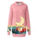thumbnail image 4 of WILLBEST Sudaderas de Mujer, Vestido Navideño, Vestido de Noche de Mujer, Sudadera Navideña de Moda con Capucha y Bolsillo Tipo Bolso, Sudadera Estampada, Falda de Moda XX-Grande, 4 of 4