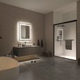 thumbnail image 4 of TOOLKISS  Anti-fog Frameless Dimmable Mirror with Backlit and Front Lighting 36 in. W x 28 in. H, 4 of 5