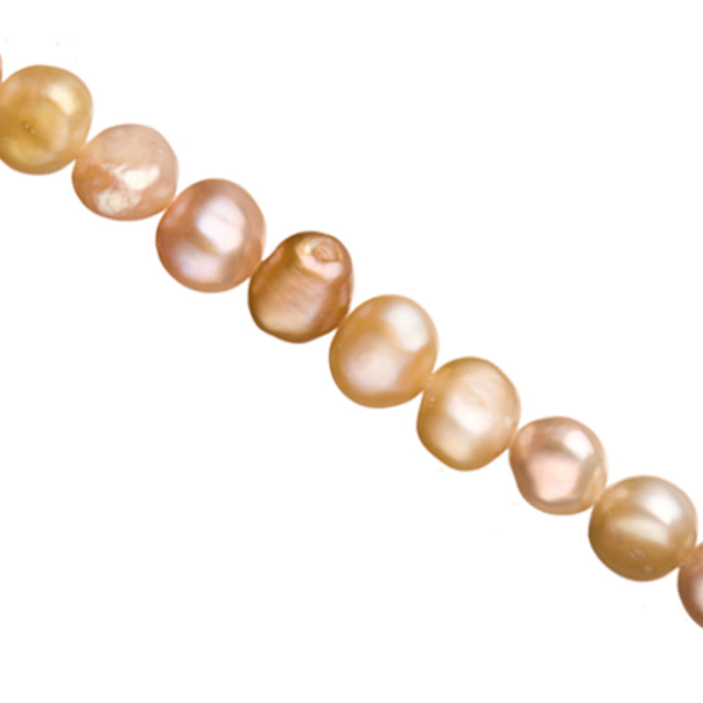 Lot 10 6mm-7mm Cream Freshwater Potato Irregular Round Pearls Loose Gems Beads