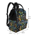 thumbnail image 2 of Gaeub Off-Road Vehicle Print Mummy Diaper Bag Backpack,Durable Maternity Baby Nappy Casual Shoulder Bags,Travel Hiking Outdoor Pack, 2 of 6