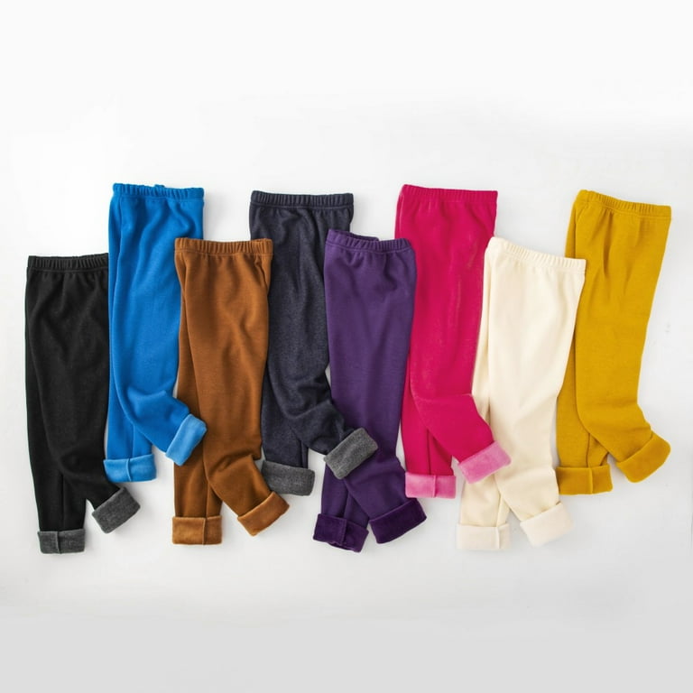 Fleece lined top childrens leggings