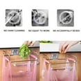thumbnail image 6 of Under Sink Trash Bag Holder for Cabinet Doors & Cupboards, Large Stainless Steel Garbage Bag Organizer for Kitchen RV Camper Use, Plastic Bag Dispenser Mount - (1 Piece), 6 of 6
