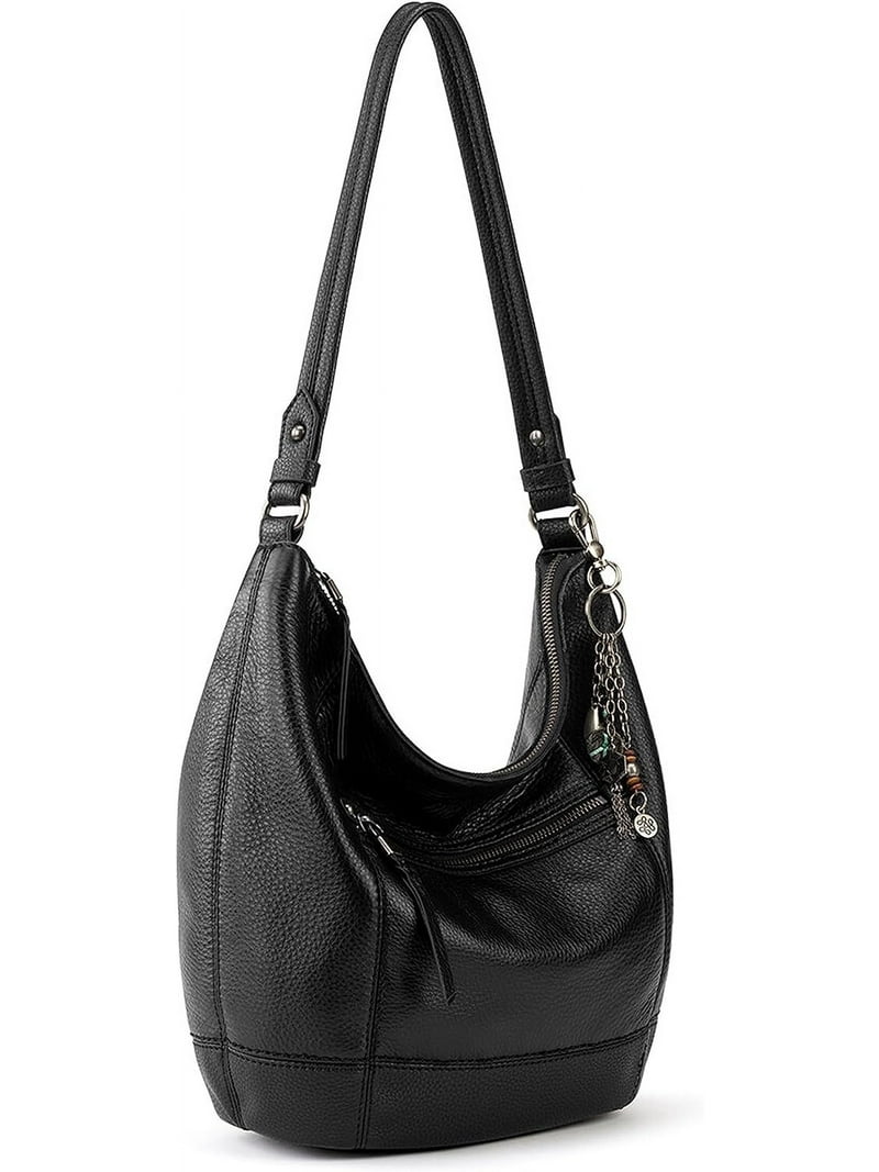 The Sak Sequoia Premium Leather Hobo Bag with Artisanal Hand