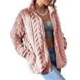 thumbnail image 1 of Puntoco Chaqueta Informal De Manga Larga con Cremallera Y Suéter De Felpa Sólida para Mujer Puntoco Puntoco-1, 1 of 5