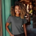 thumbnail image 3 of Dalix Espresso Martini Embroidered Lightweight Relaxed Jersey Tee Summer Cute Food Womens in Asphalt 2XL XX-Large, 3 of 5